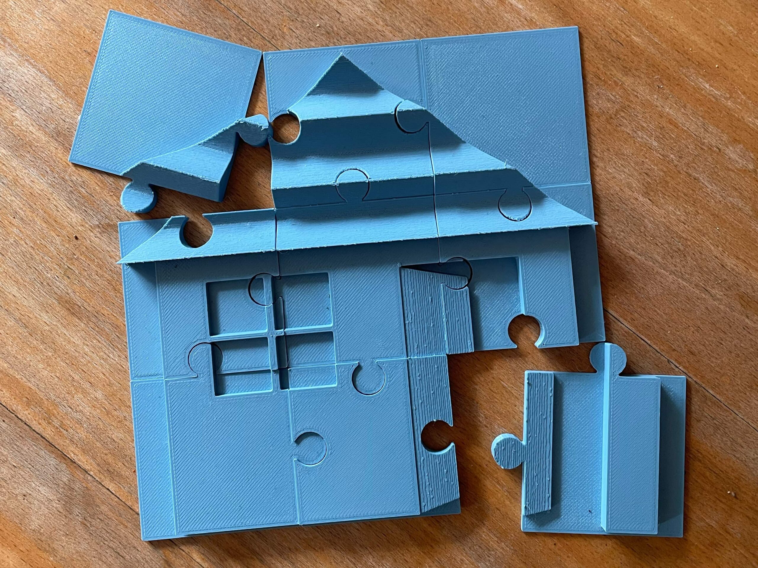 Puzzle - domek - obrazek 2